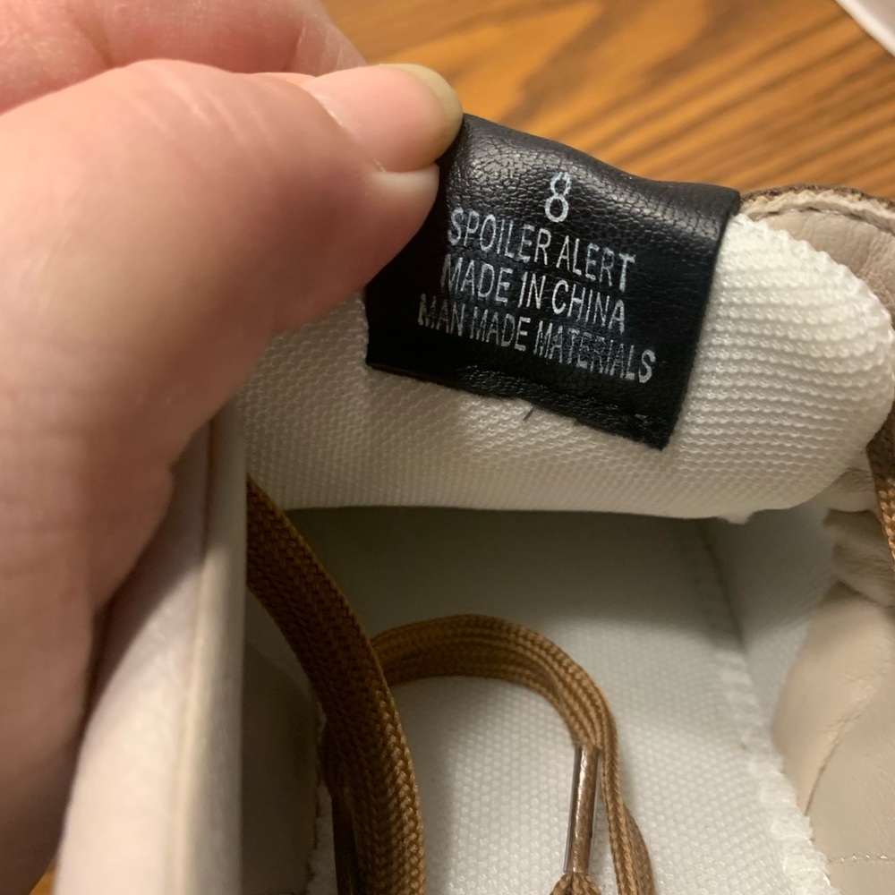 Corkys White, Brown & Black Retro Casual Sneakers women’s size 8 comfort casual - Picture 10 of 11